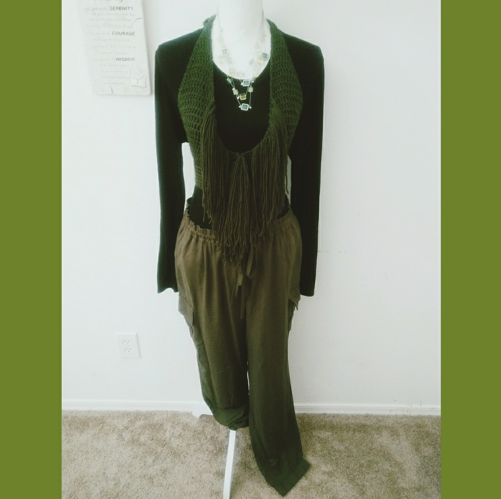 Crop Fringe Top